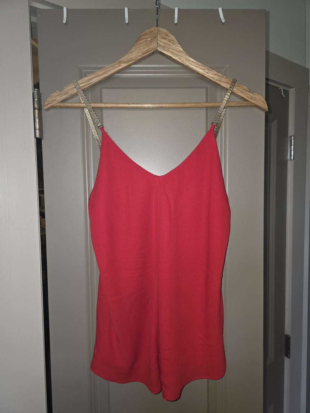 Red And Gold Express Cami